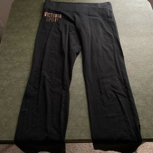 Large black with pink logo VS pants